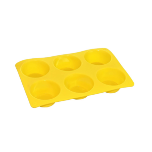 6 CUPCAKE BAKING PAN-YELLOW