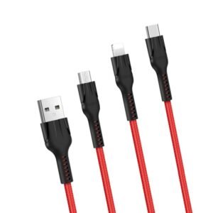 Hoco U31 Benay Charging 3 in 1 Cable