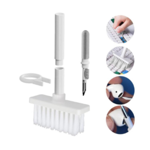 Green 5 in 1 Multifunctional Cleaning Brush White