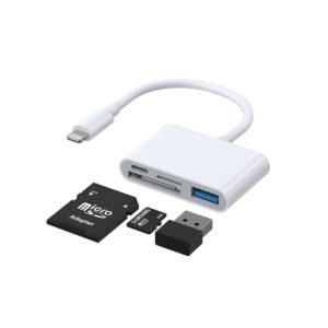 Green 4-In-1 OTG Adapter – White