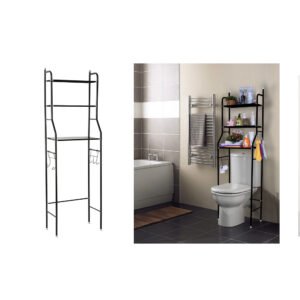 3 Tier Bathroom Rack – Black