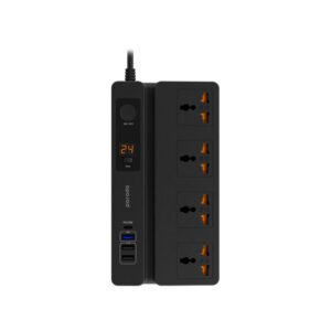 Porodo Multiport Socket 3M- Black