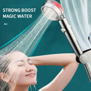 360-Degrees Rotating Turbocharged Shower Head