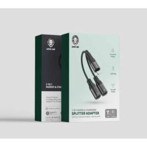 Green Lion 2 in 1 Audio & Charge Lightning Adapter