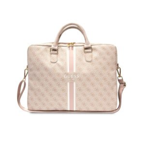 Guess 4G Stripes Computer Bag 16″ – Pink