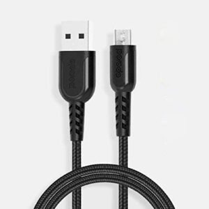 Porodo Metal Braided Micro USB Cable-1.2M