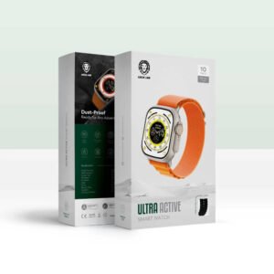 Green Lion Ultra Active Smart Watch Strap –Titanium/Orange