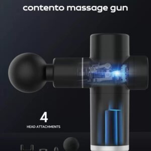 Green Contento Portable Massage Gun 2500mAh – Black