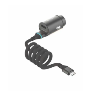 Green Lion 45W PD Car Charger Built-In Type C Cable