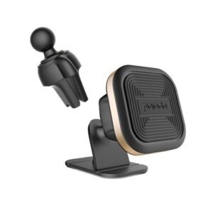 Porodo Aluminum Magnetic Car Mount-Gold