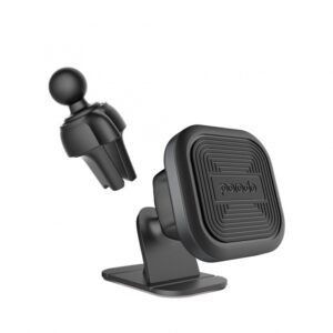 Porodo Aluminum Magnetic Car Mount-Gray